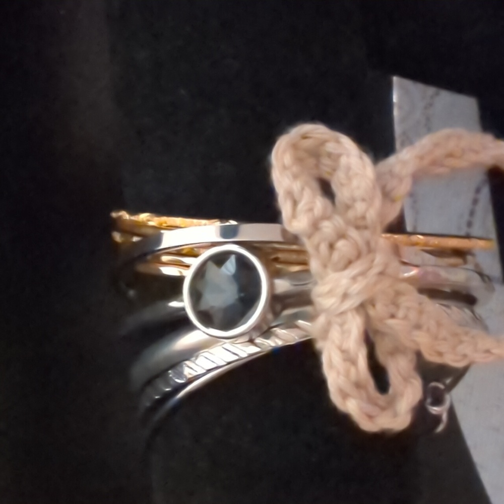 Bundle of Bangle Bracelets Silver & Gold tones